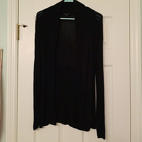 Express Sweaters - Express Black Cardigan